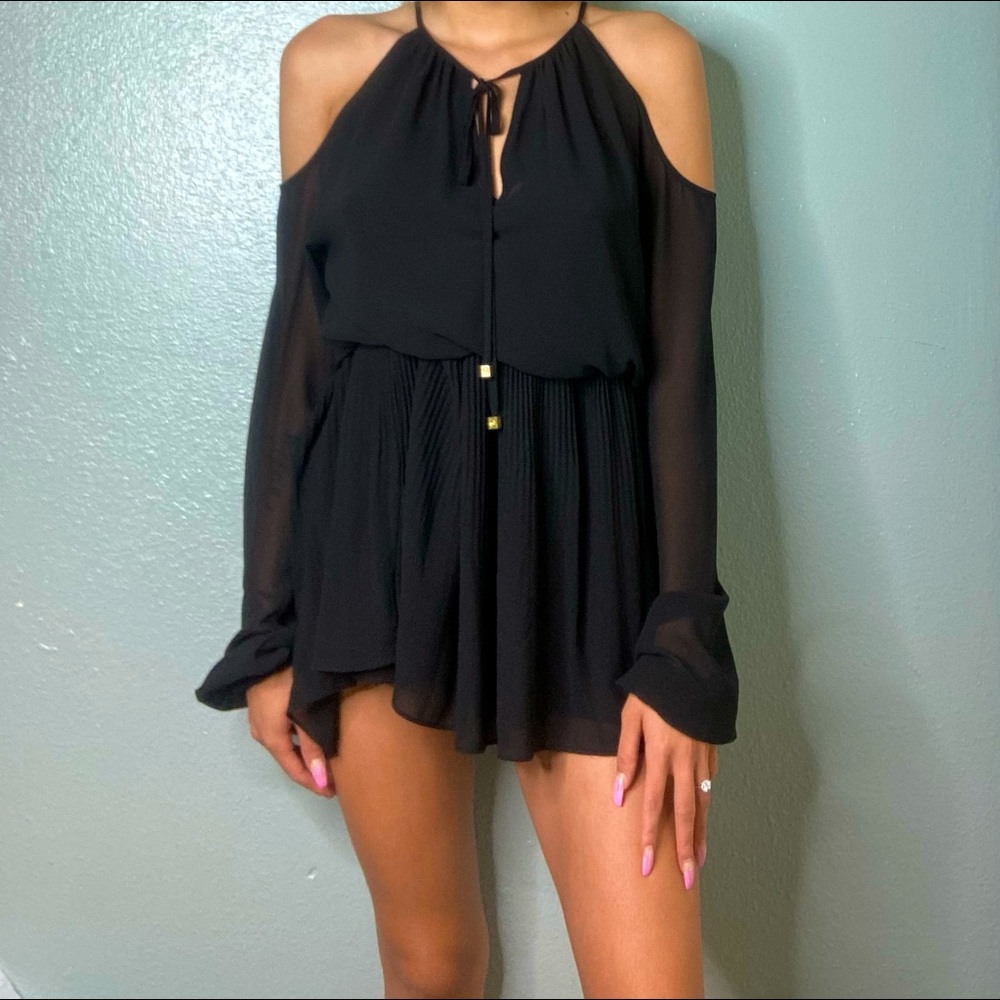 MICHAEL KORS BLACK MINI DRESS
